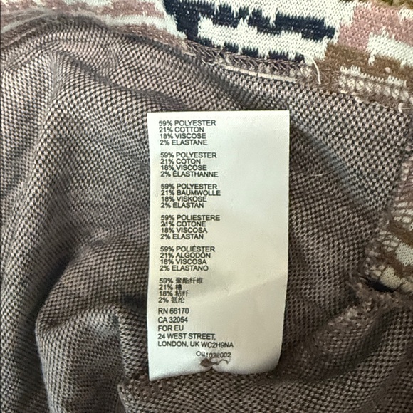 Anthropologie Structured Halter Top Geometric Size Small - Picture 4 of 4